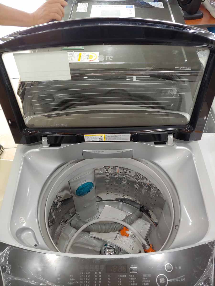 LG 다이아몬드글래스 통돌이 세탁기 15KG